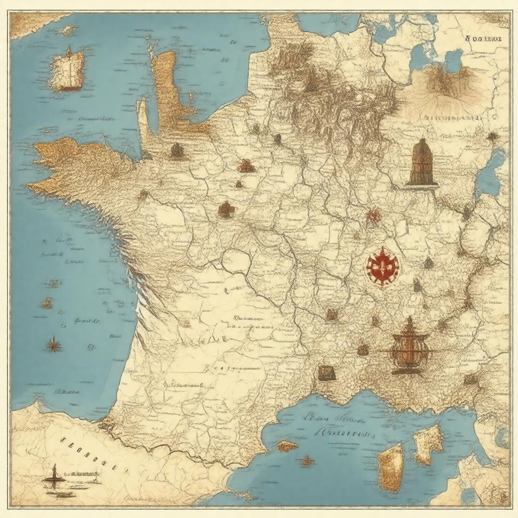 AI-created image of Metropolitan French