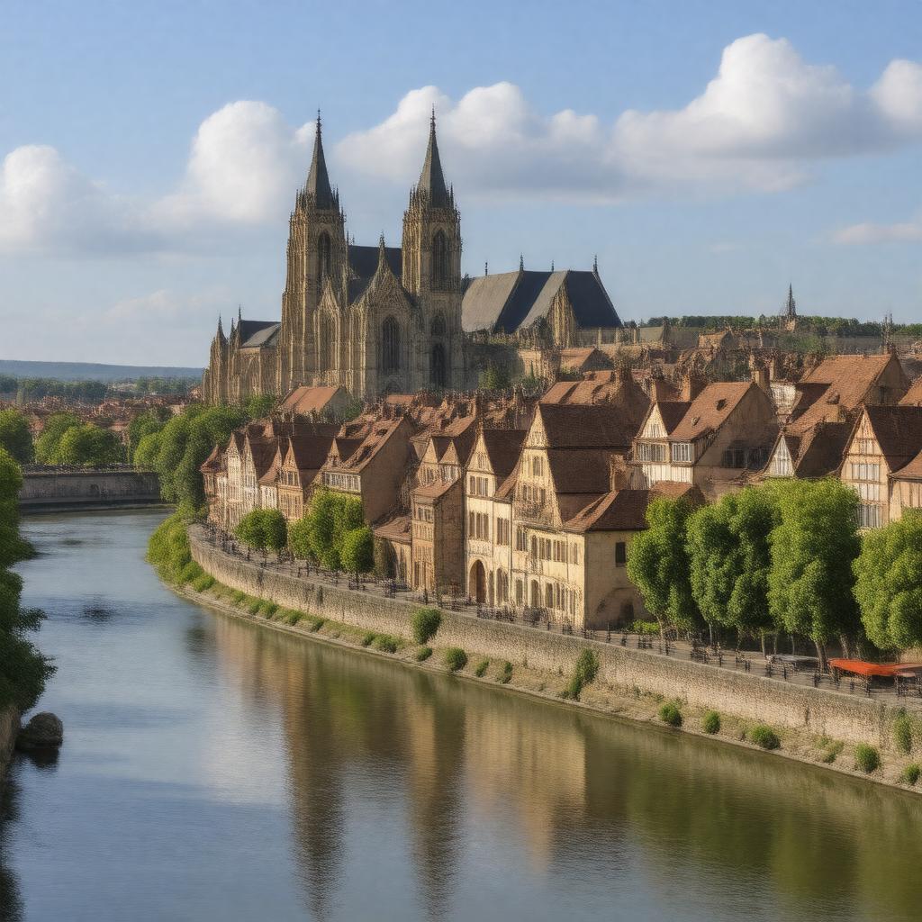 AI-created image of Metz, France
