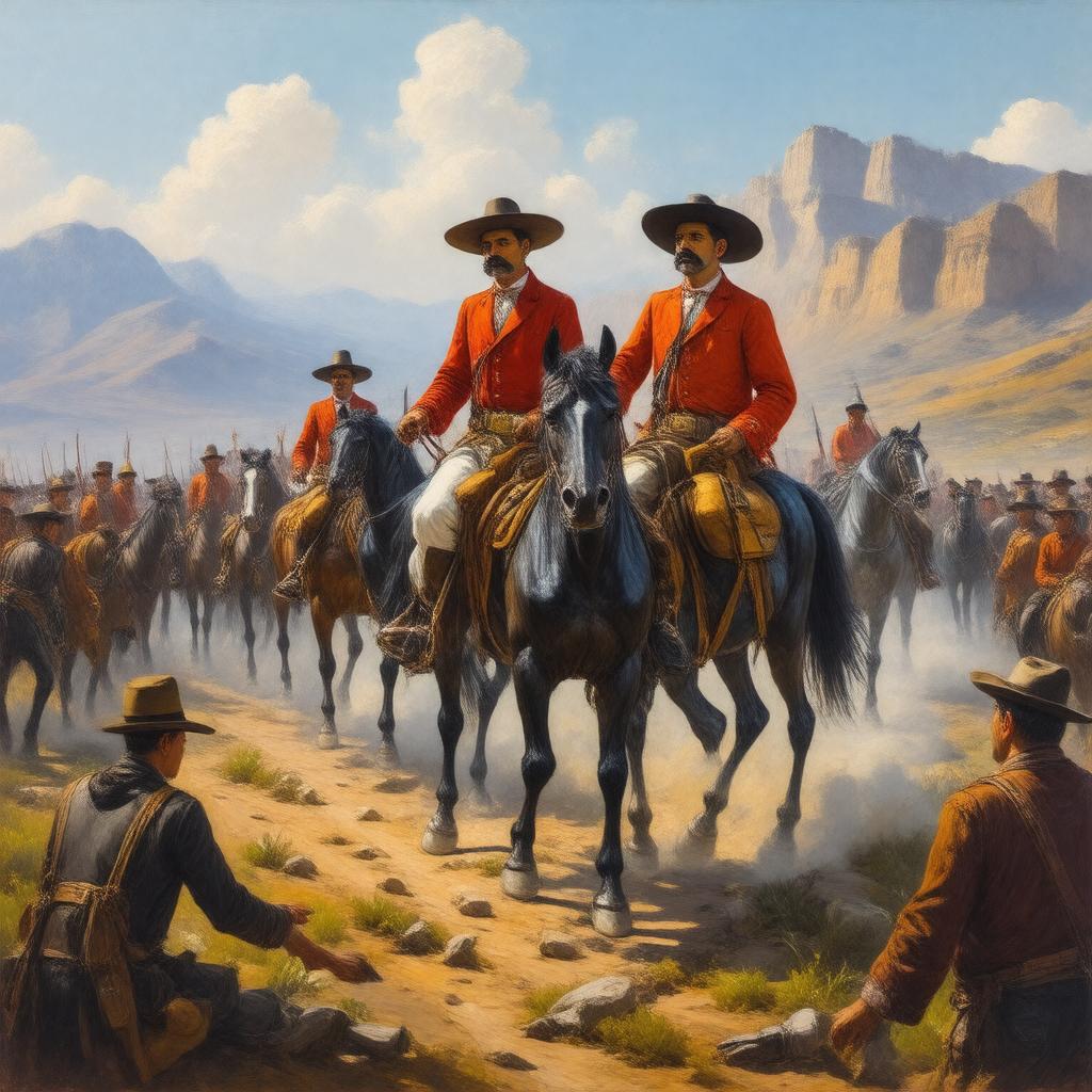 AI-created image of Mexican Revolution
