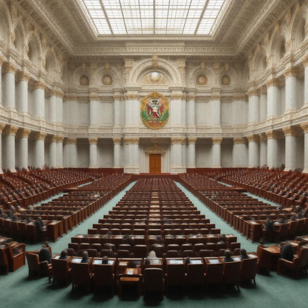 AI-created image of Mexican Senate