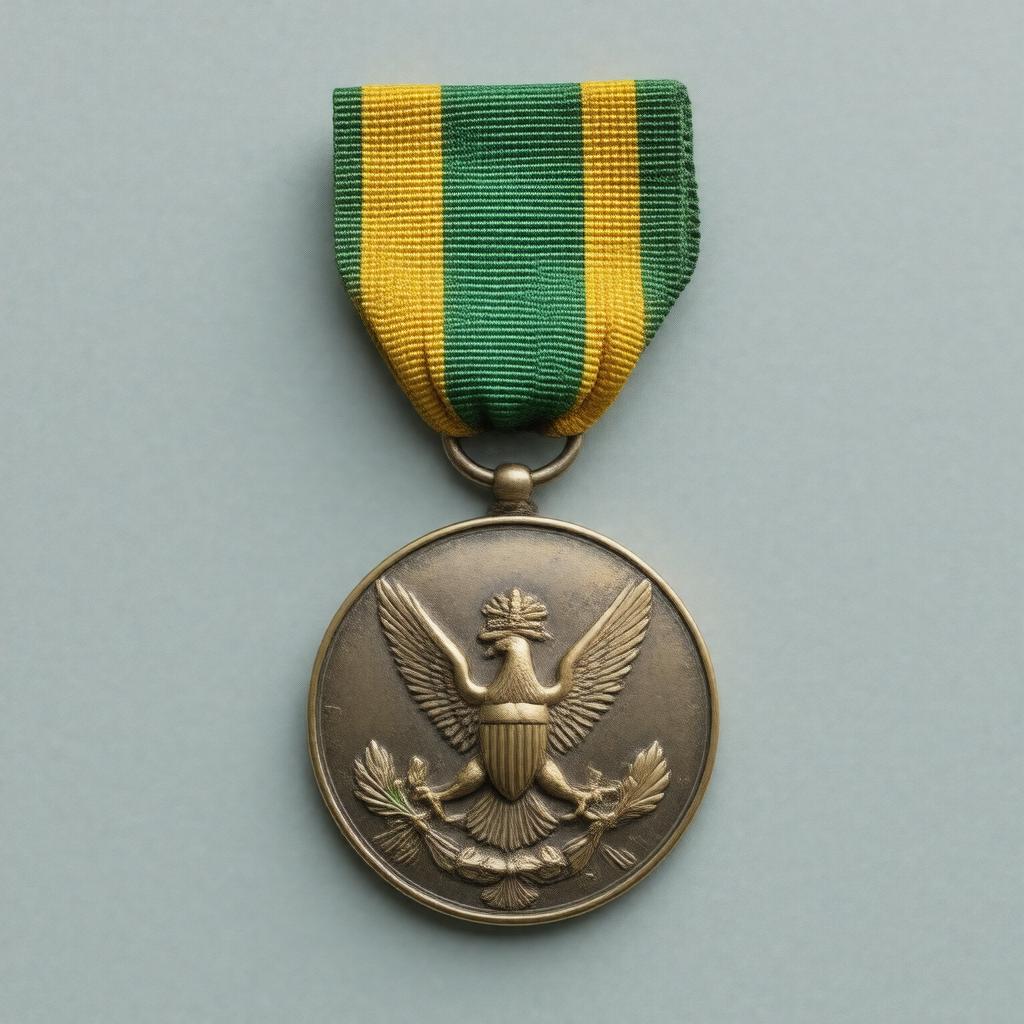 Click to view larger image AI-created image of Mexican Service Medal