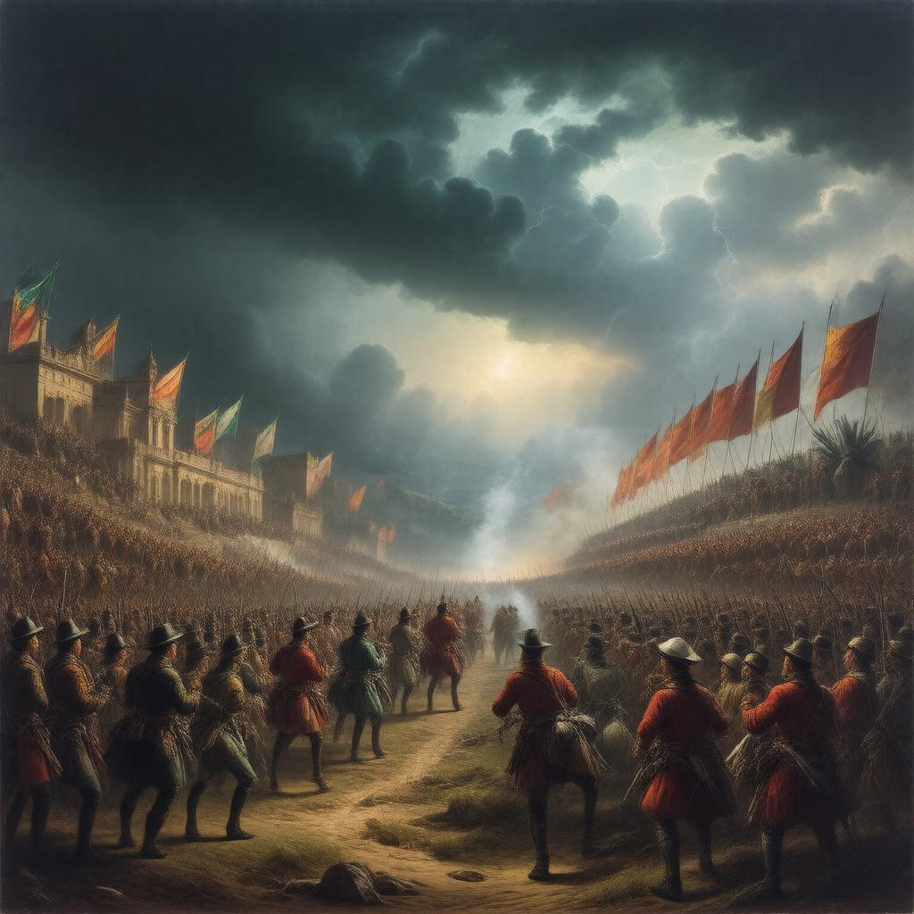 AI-created image of Mexican War of Independence