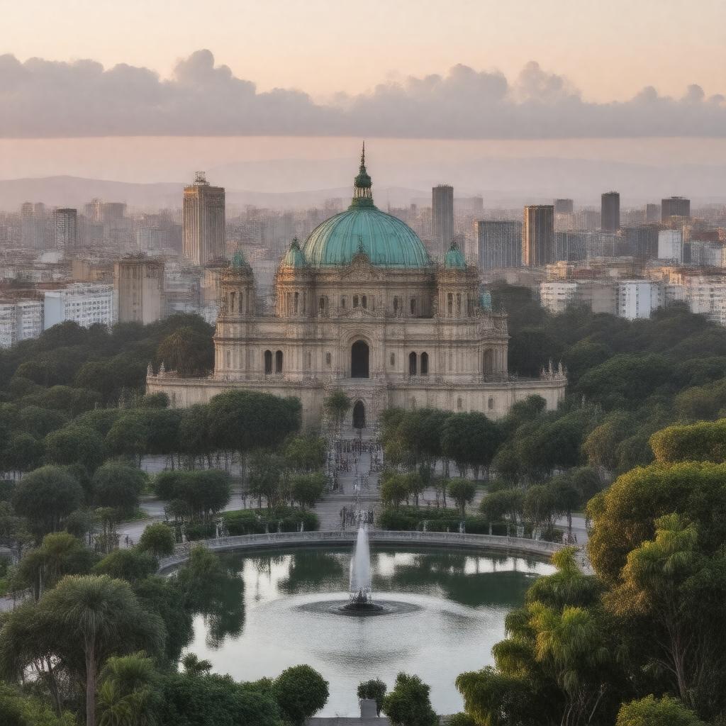 AI-created image of Mexico City, Mexico