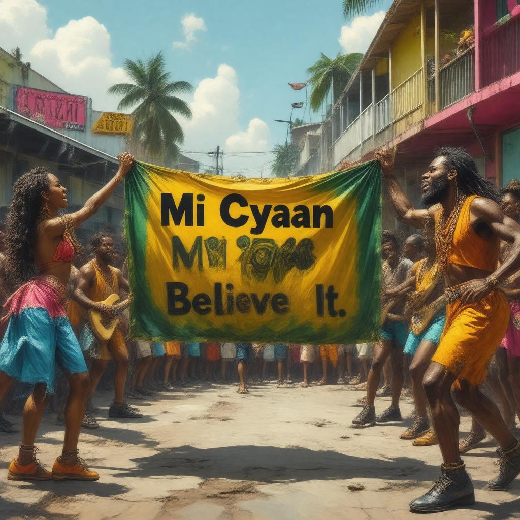 AI-created image of Mi Cyaan Believe It