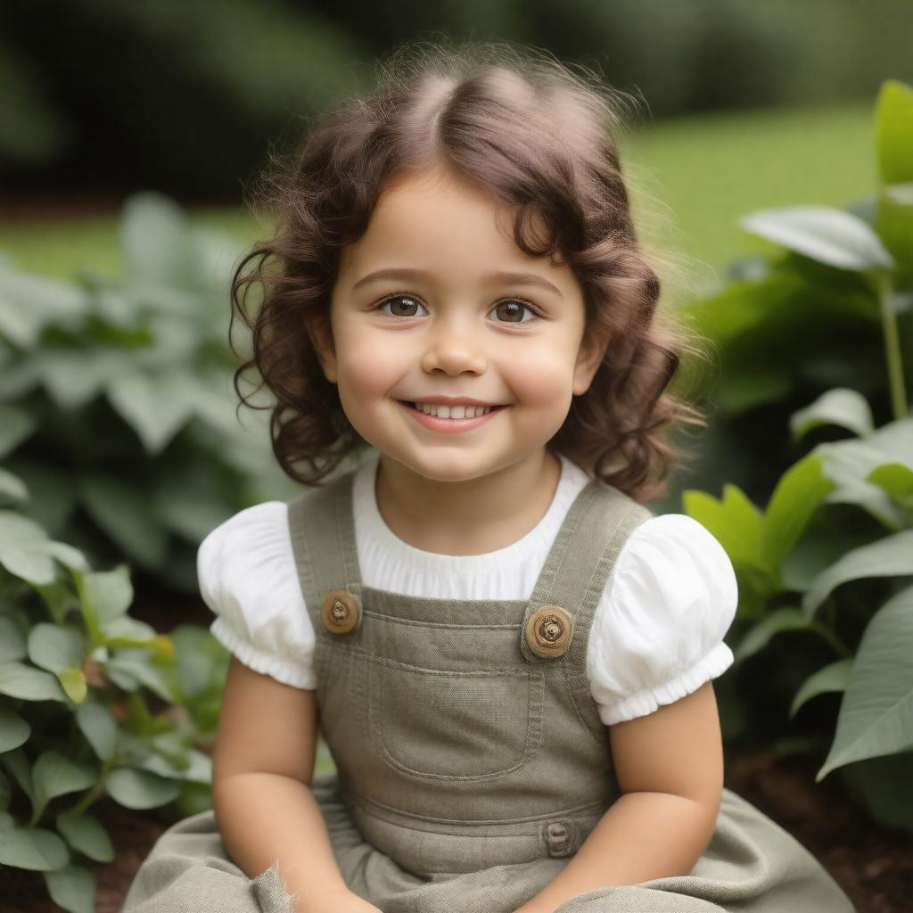 AI-created image of Mia Grace Tindall