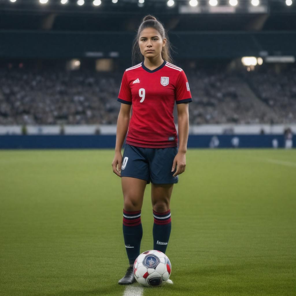 AI-created image of Mia Hamm