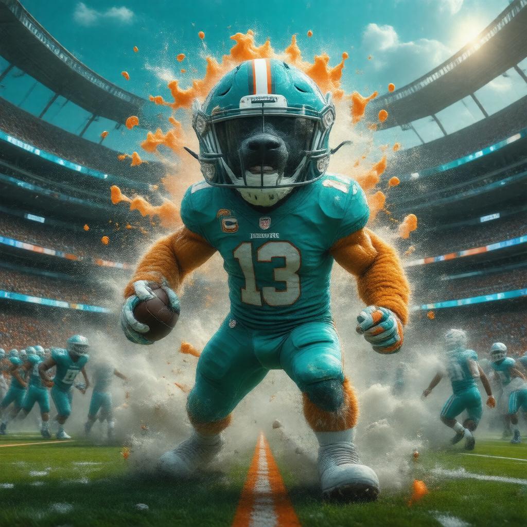 AI-created image of Miami Dolphins