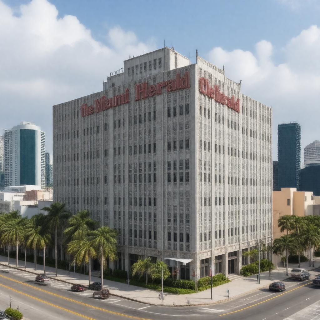 AI-created image of Miami Herald
