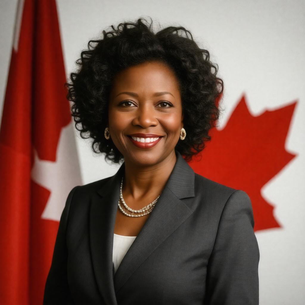 AI-created image of Michaëlle Jean
