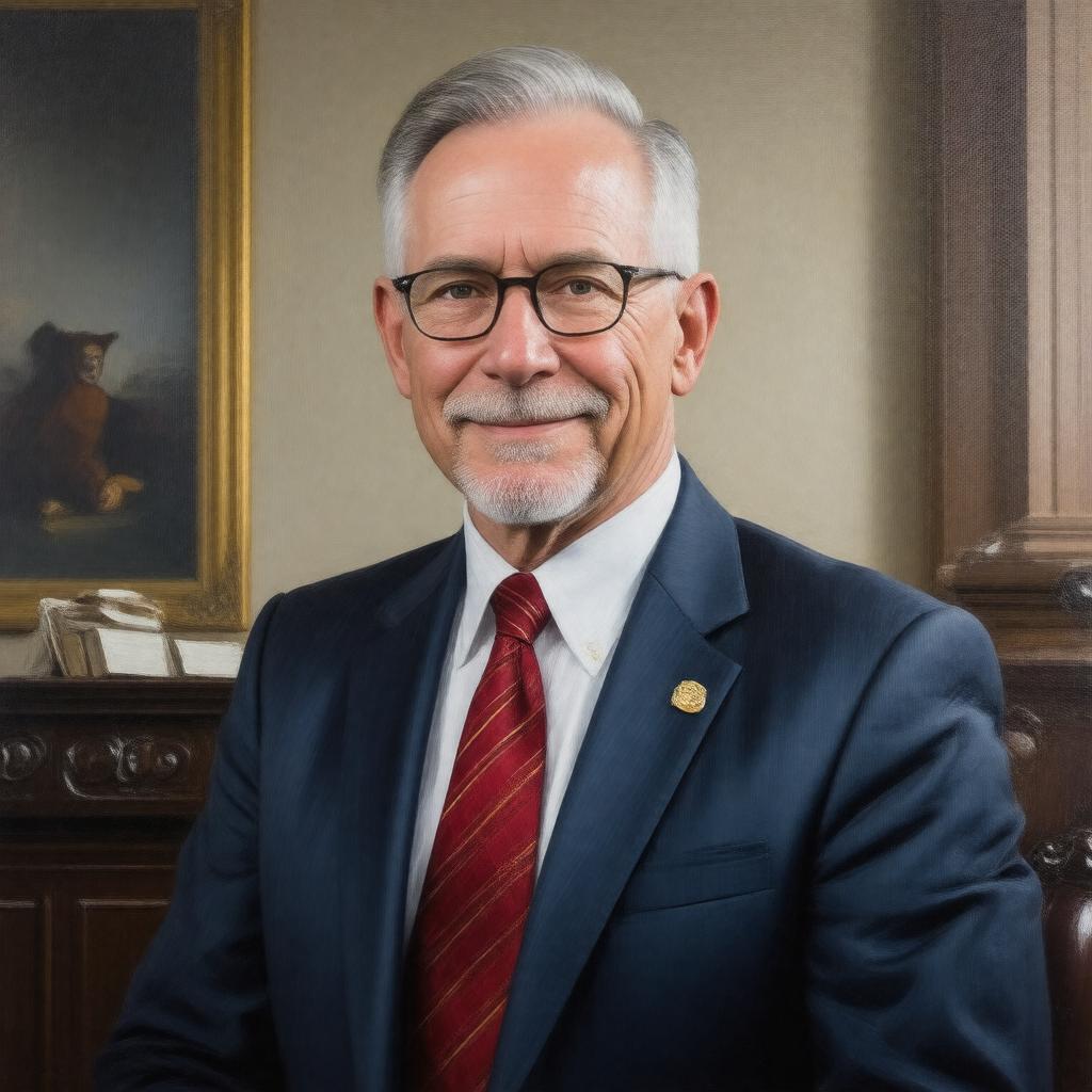 AI-created image of Michael A. Elliott