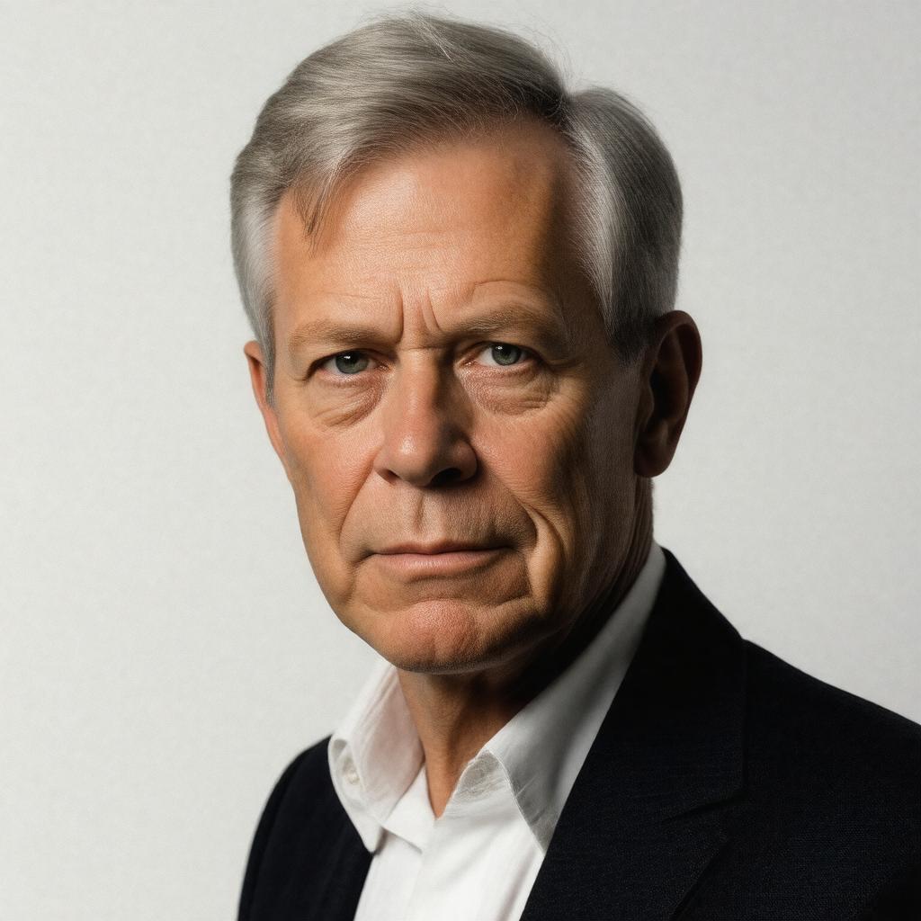 AI-created image of Michael Apted