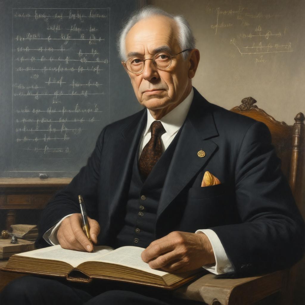 AI-created image of Michael Atiyah