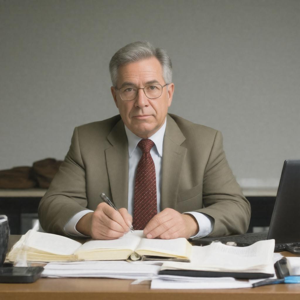 Click to view larger image AI-created image of Michael Barone