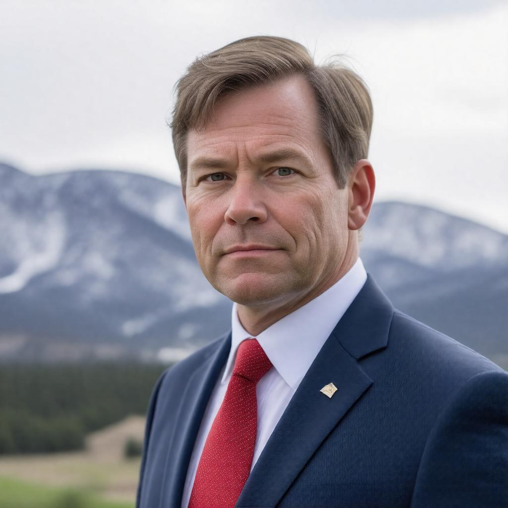 AI-created image of Michael Bennet
