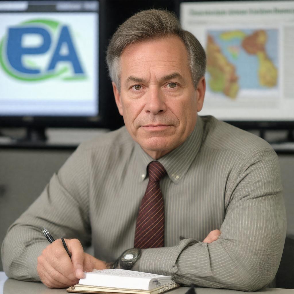 AI-created image of Michael Biesecker