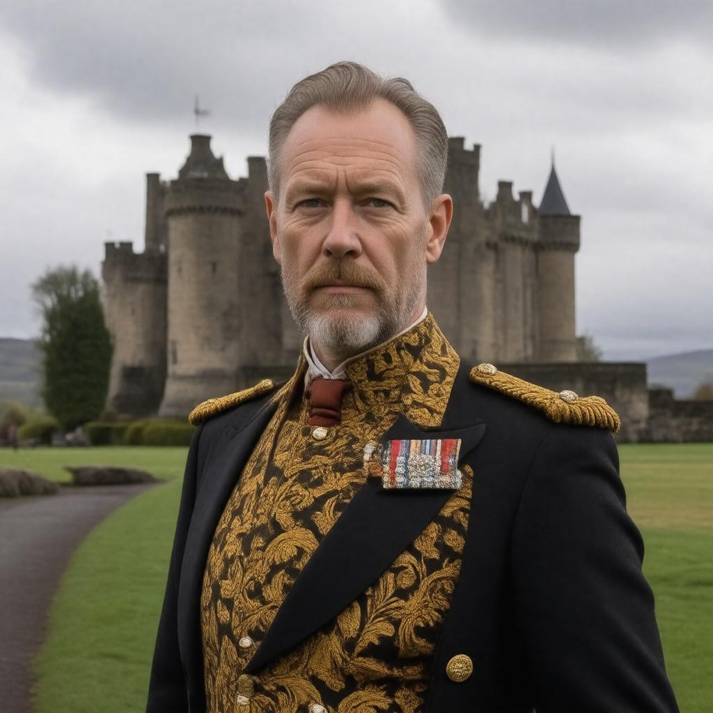 AI-created image of Michael Bowes-Lyon