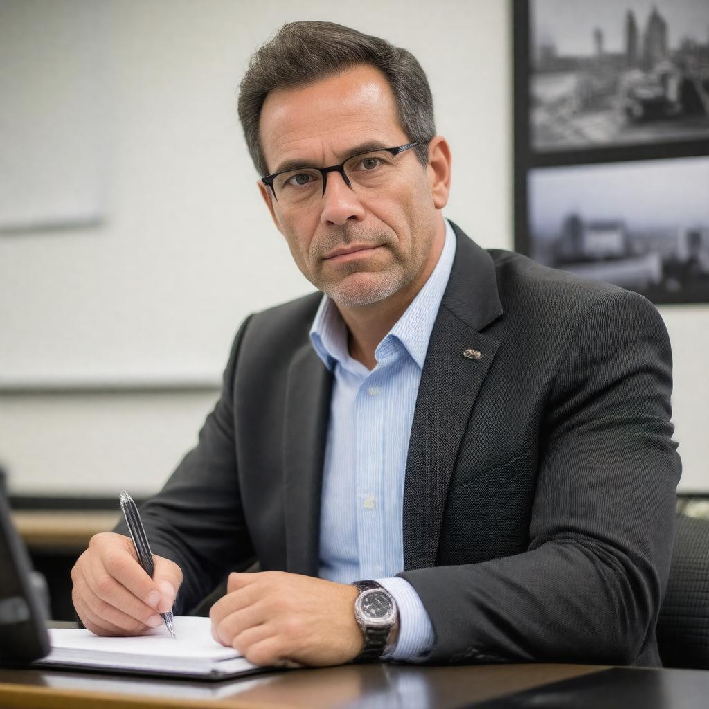 Click to view larger image AI-created image of Michael Catalini