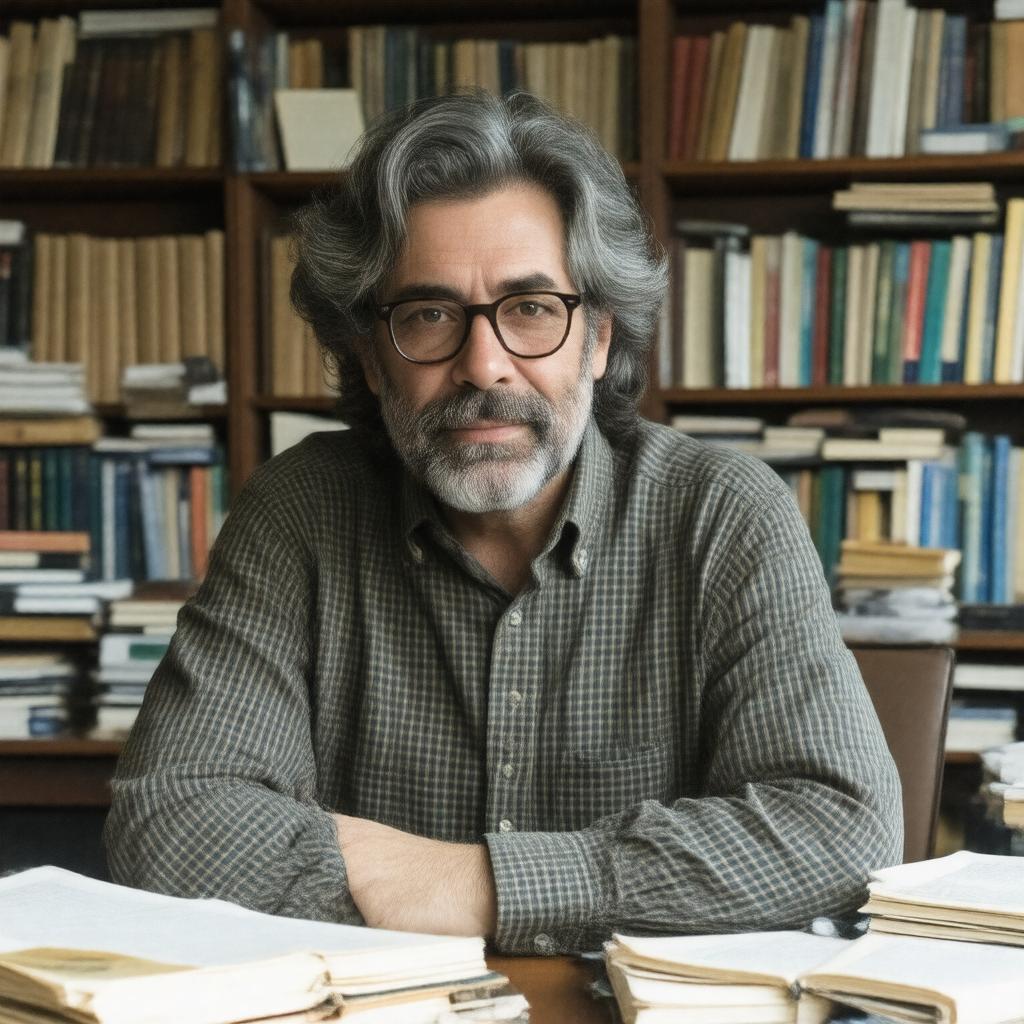 AI-created image of Michael Chabon