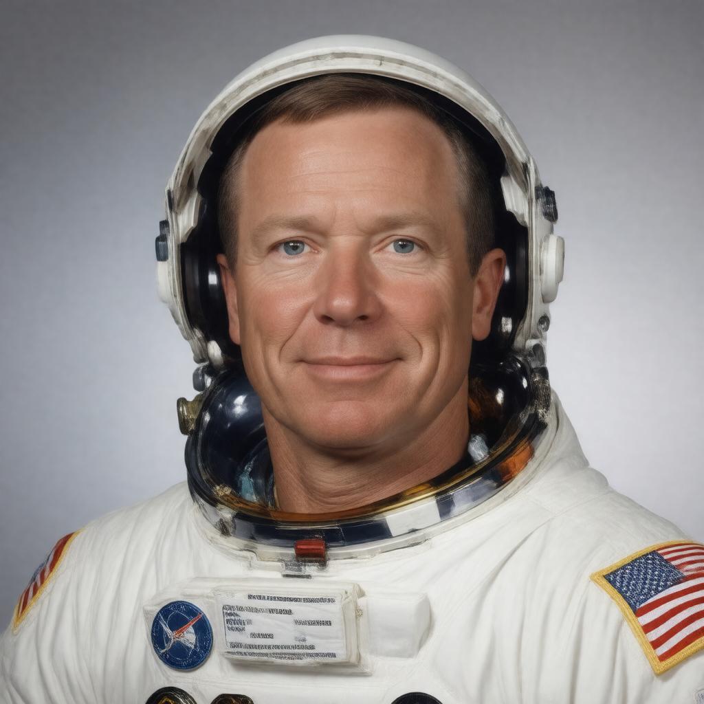 AI-created image of Michael Collins (astronaut)