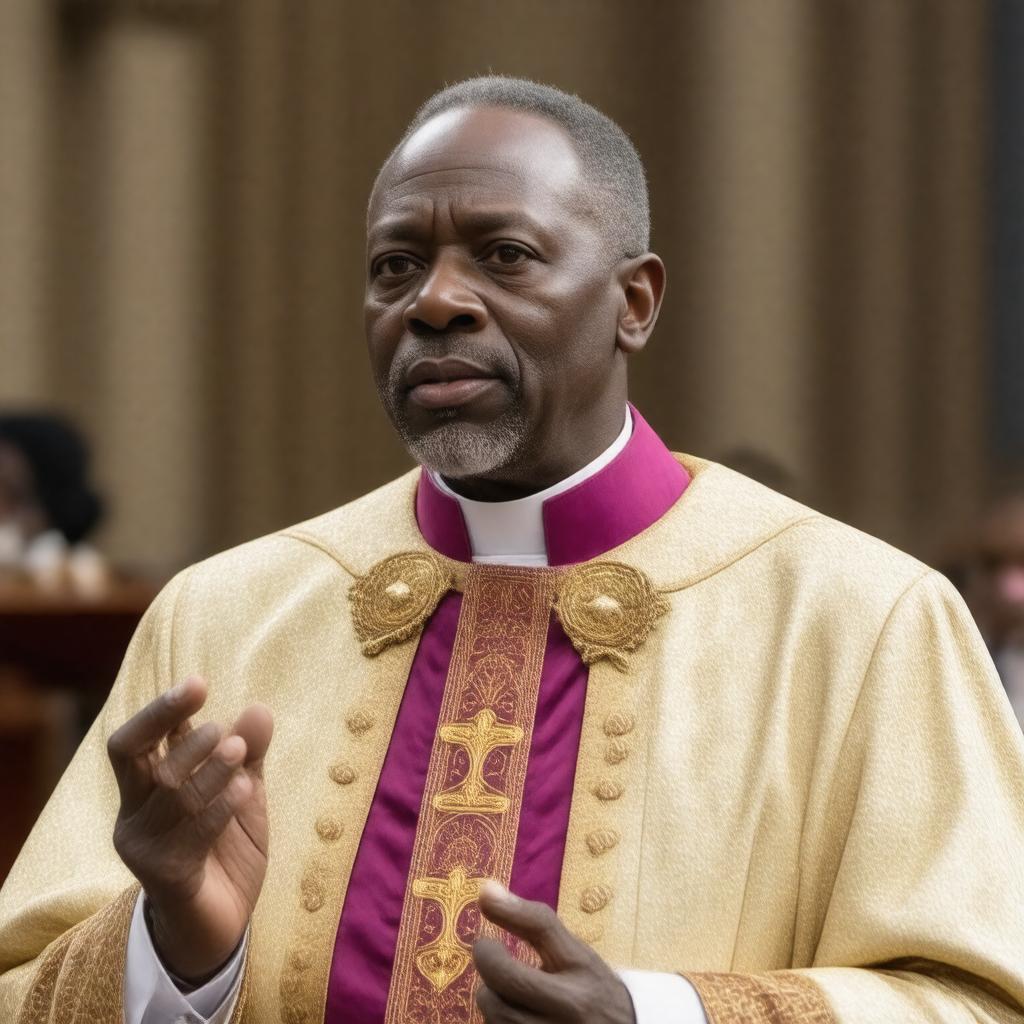 AI-created image of Michael Curry