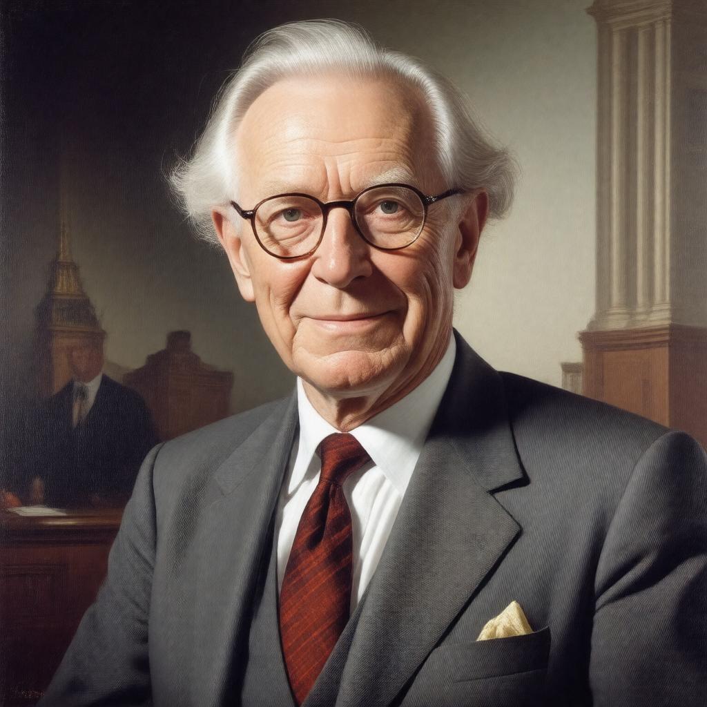AI-created image of Michael Foot