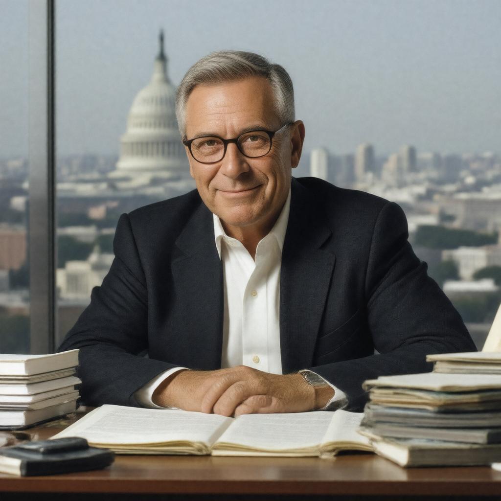 AI-created image of Michael Gerson