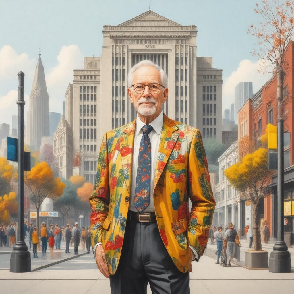 AI-created image of Michael Graves