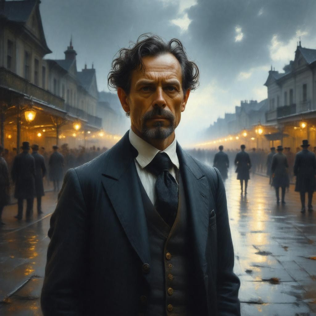 AI-created image of Michael Henchard