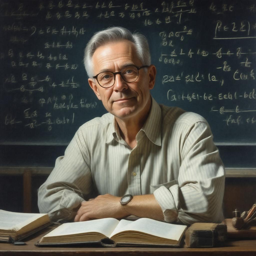 AI-created image of Michael J. Hopkins