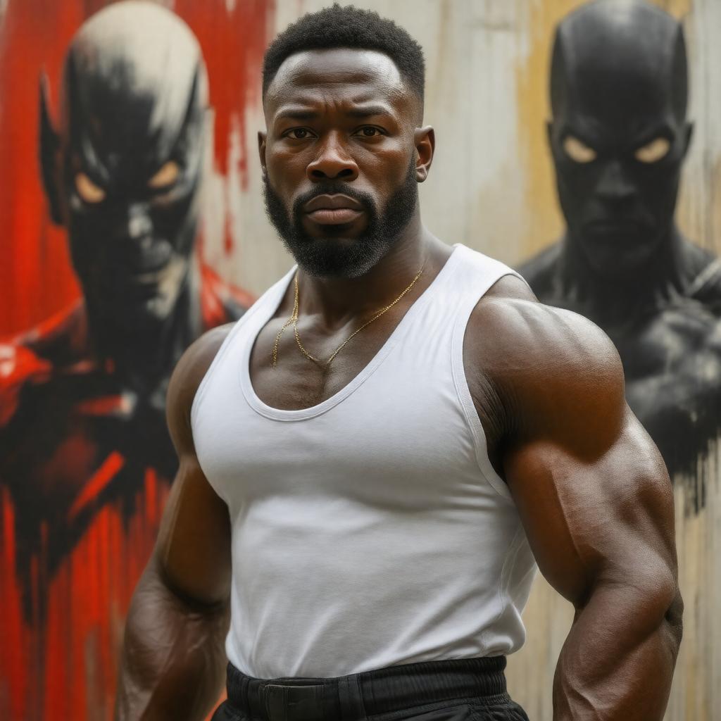 AI-created image of Michael Jai White