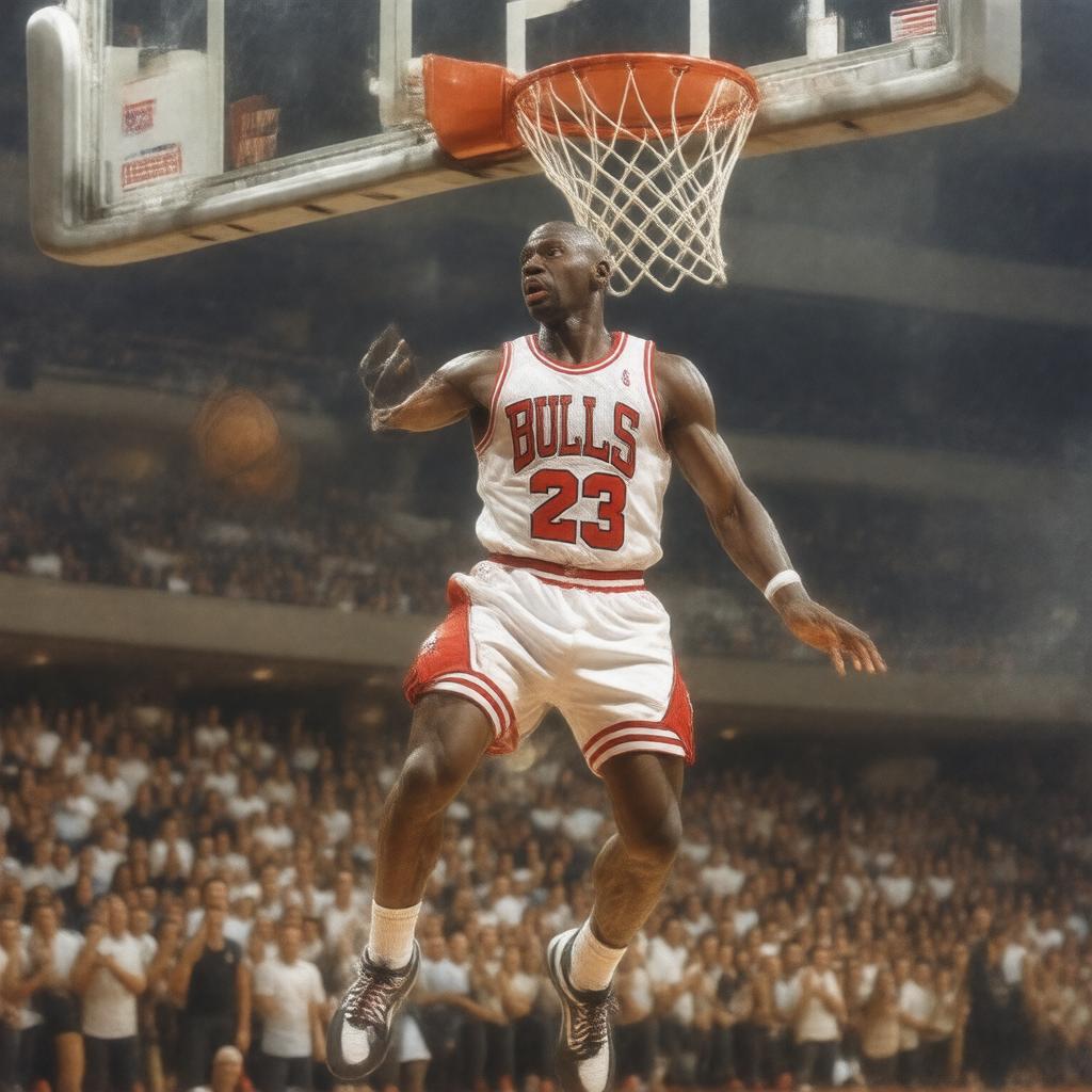 AI-created image of Michael Jordan