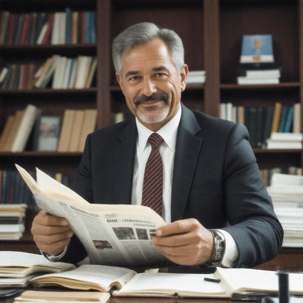 AI-created image of Michael Kinsley