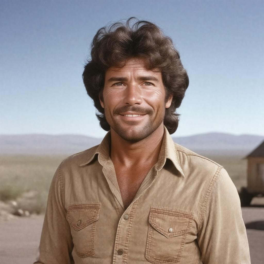 AI-created image of Michael Landon