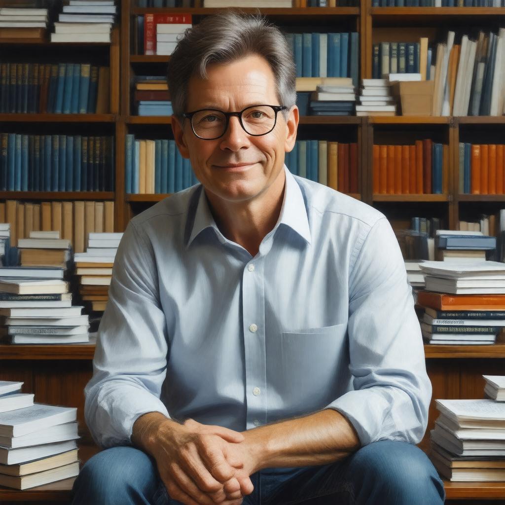 AI-created image of Michael Lewis