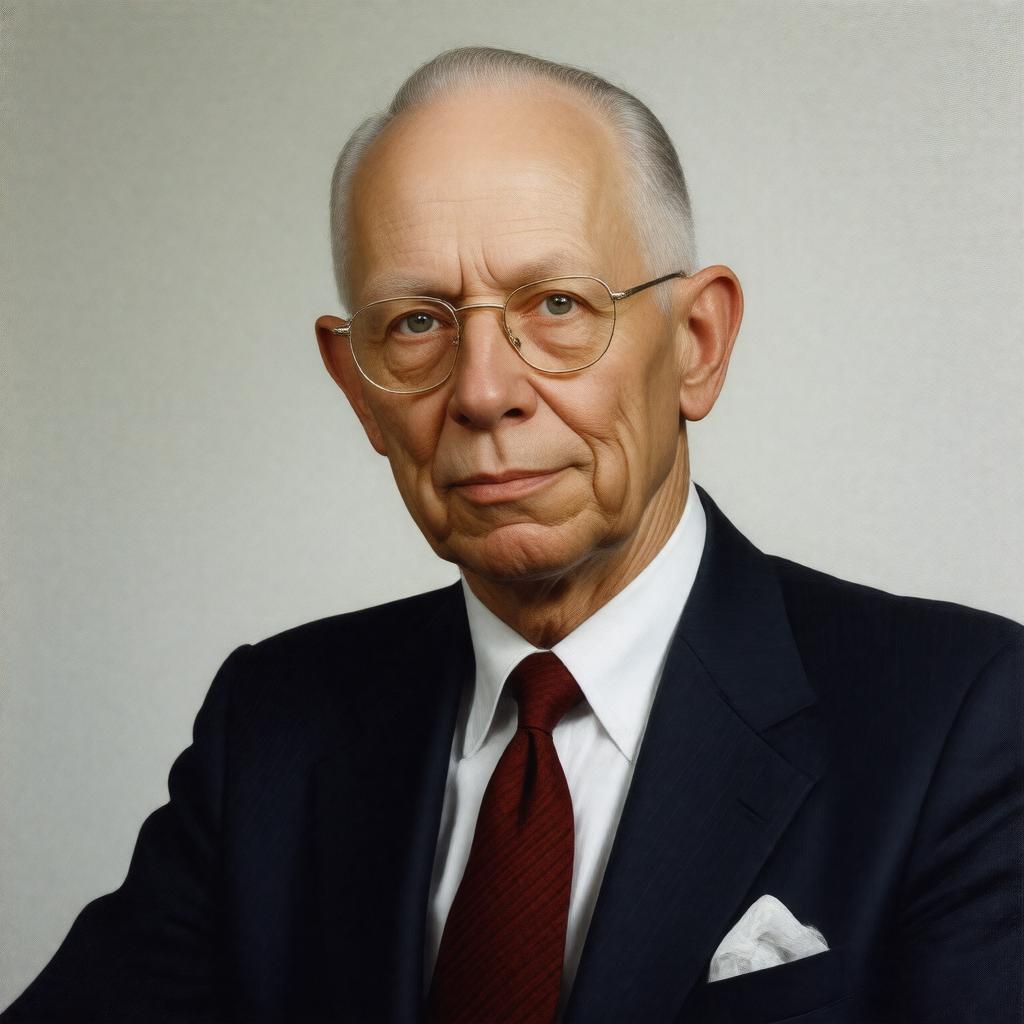 AI-created image of Michael Mukasey