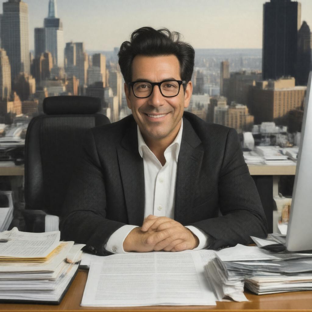 AI-created image of Michael Musto