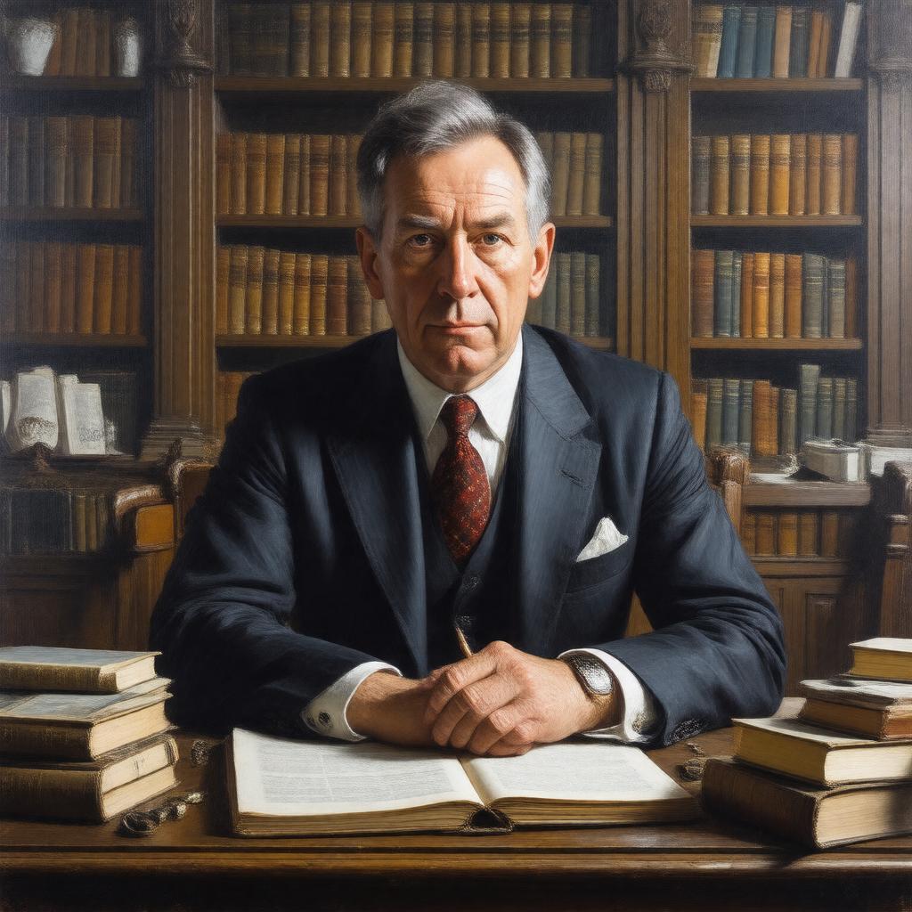 AI-created image of Michael Oakeshott