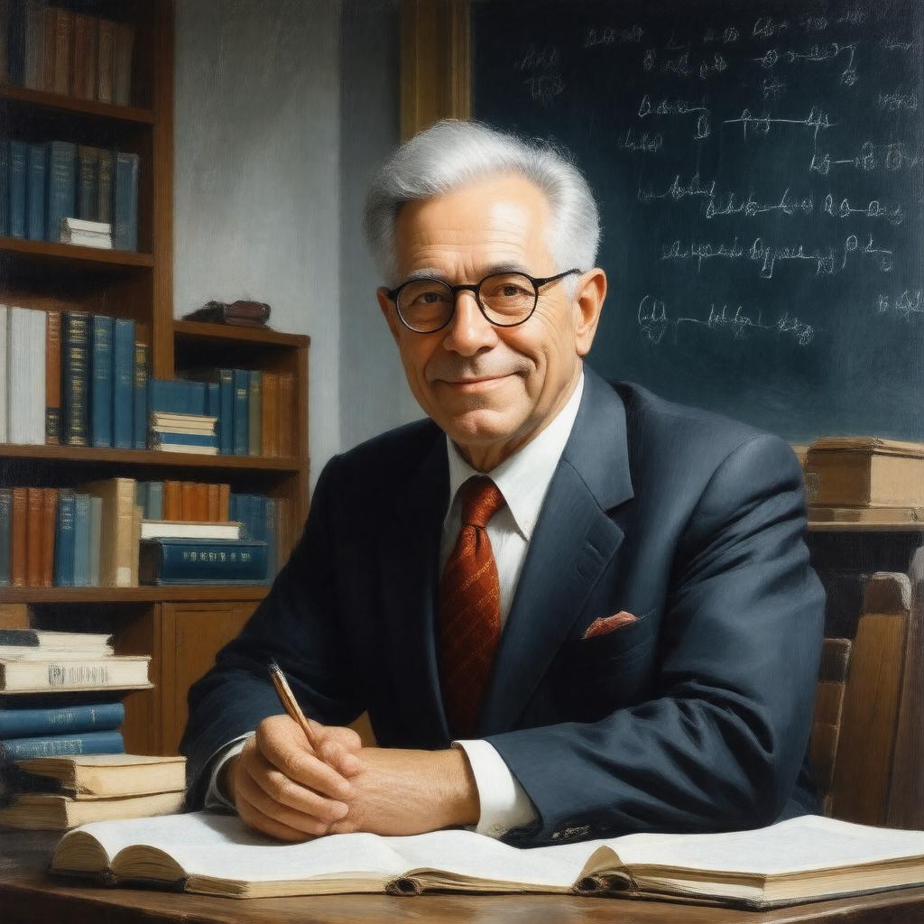 AI-created image of Michael Rabin
