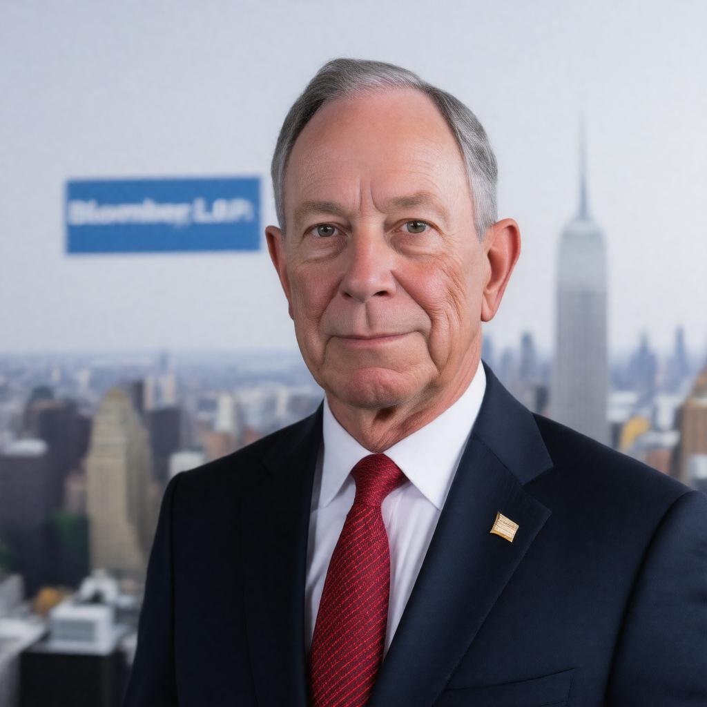 AI-created image of Michael Rubens Bloomberg