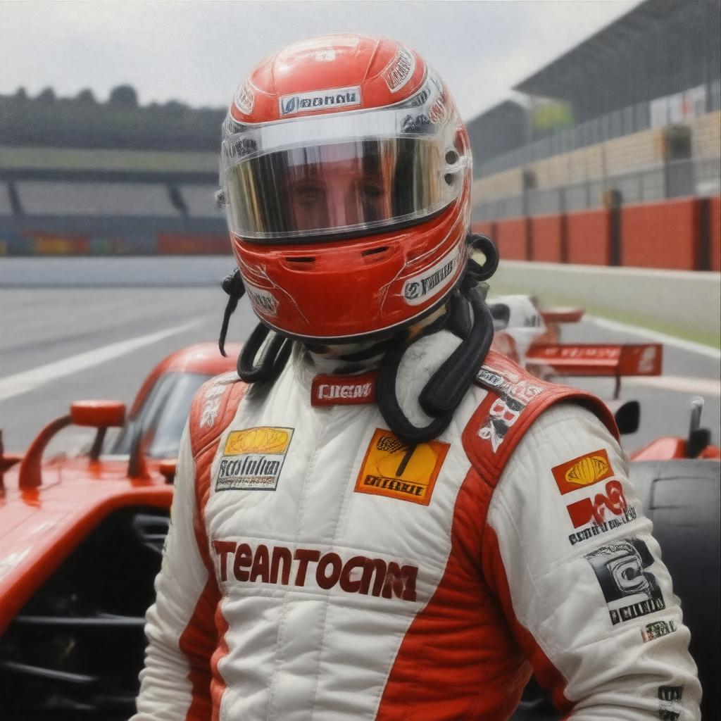 AI-created image of Michael Schumacher