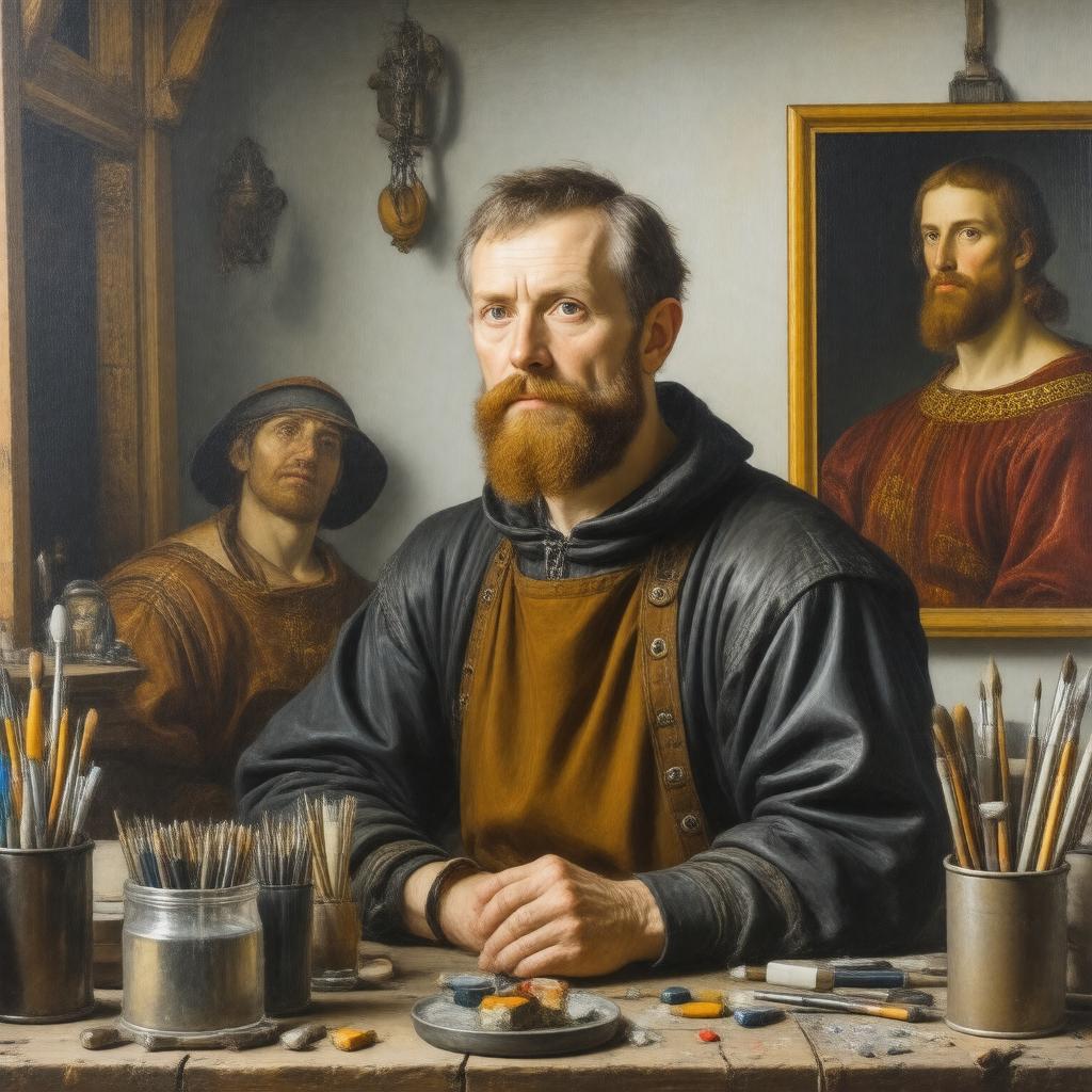 AI-created image of Michael Sittow