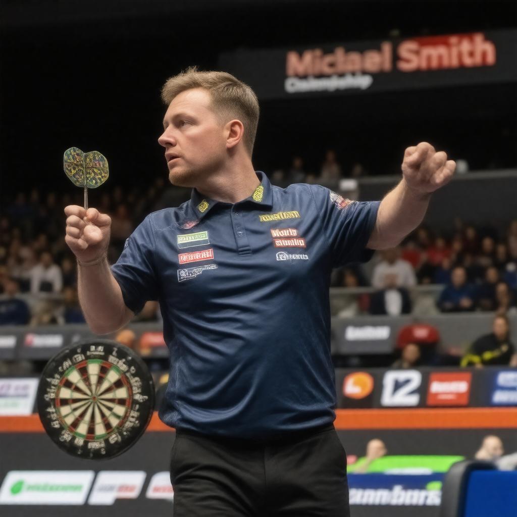AI-created image of Michael Smith (darts player)