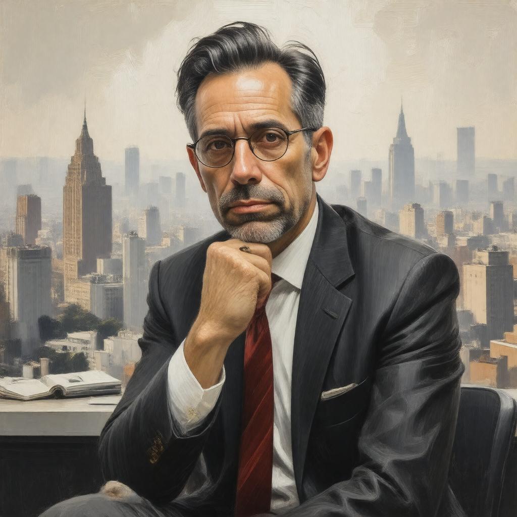 AI-created image of Michael Sorkin