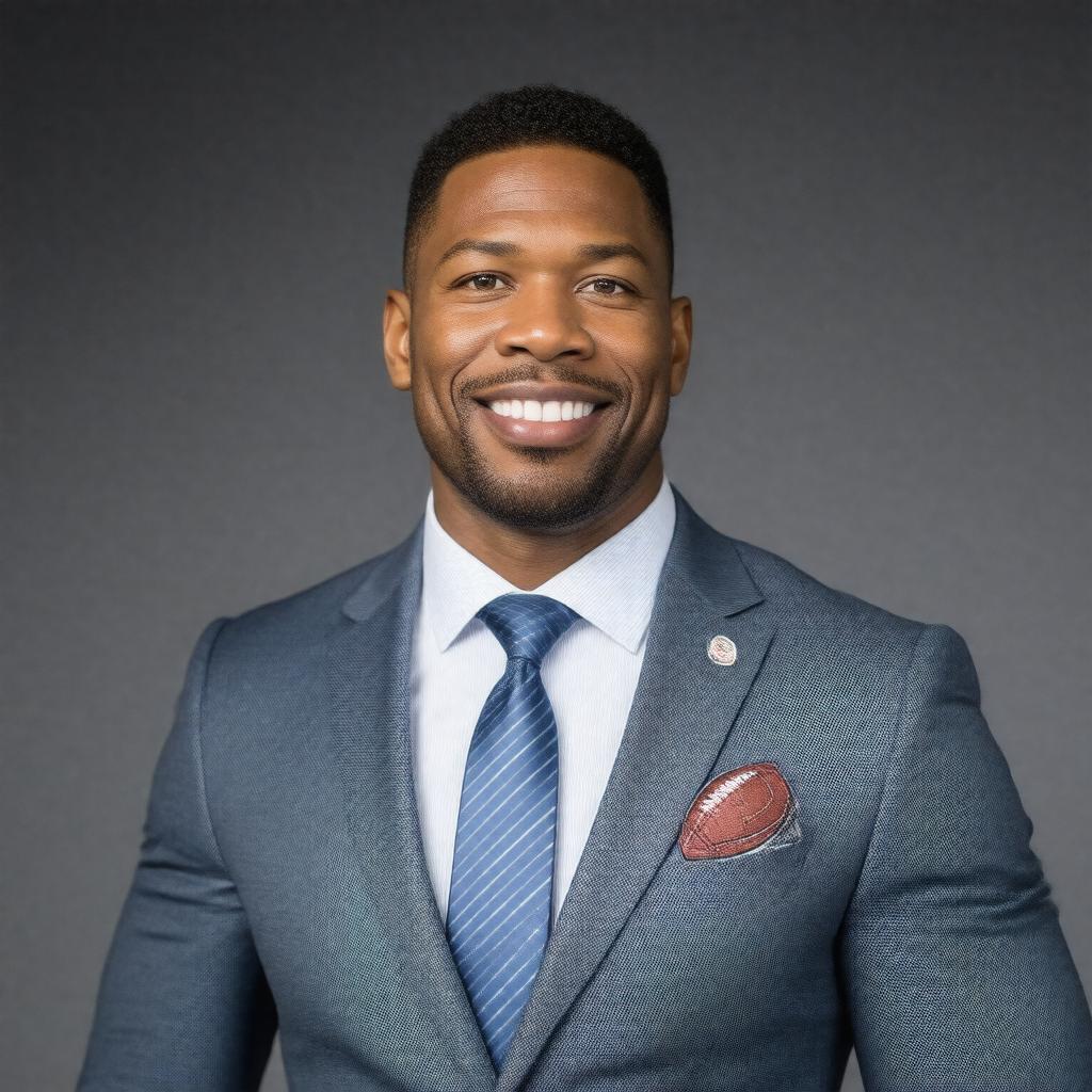 AI-created image of Michael Strahan