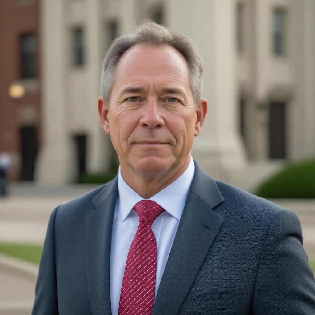 AI-created image of Michael T. Benson