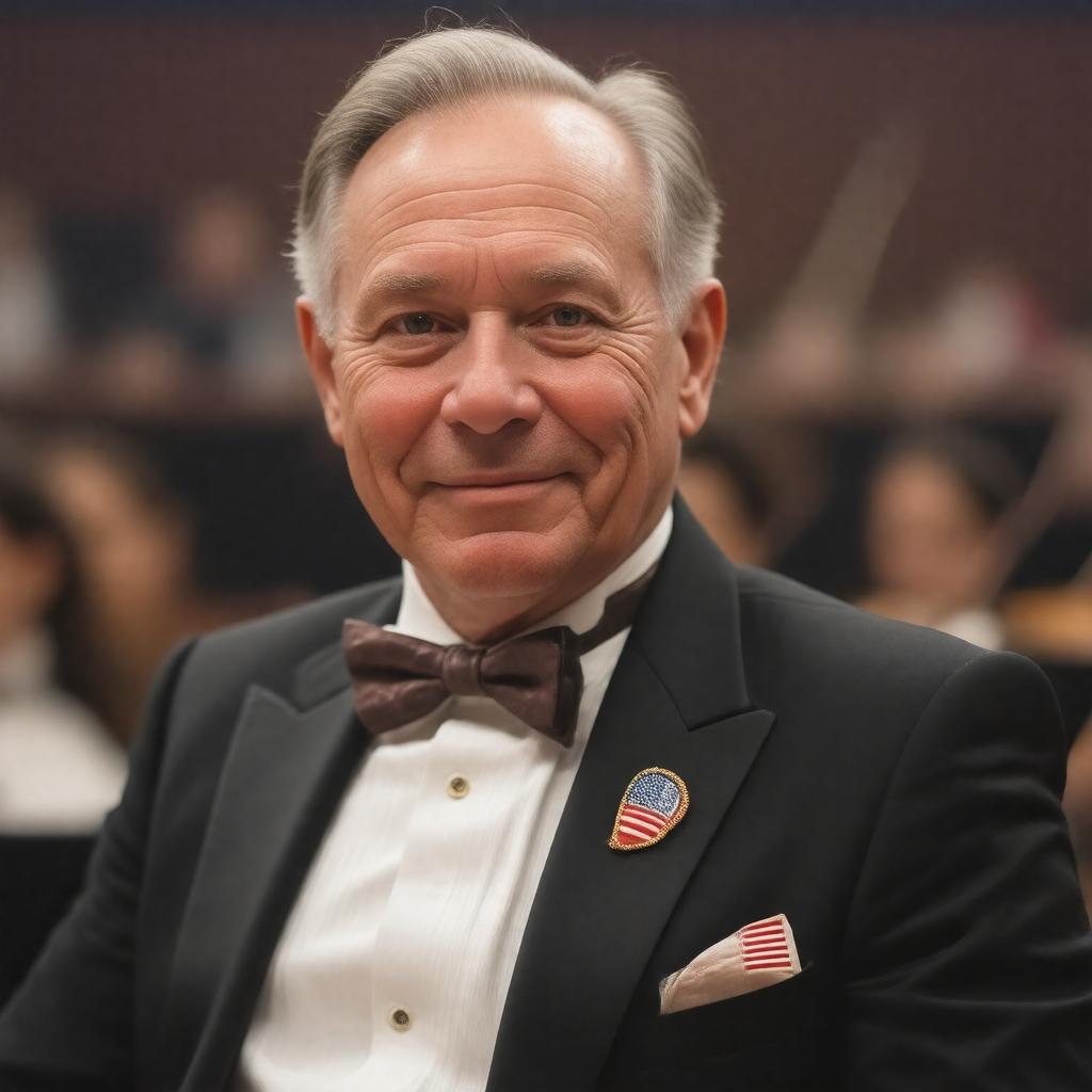 AI-created image of Michael Tilson Thomas