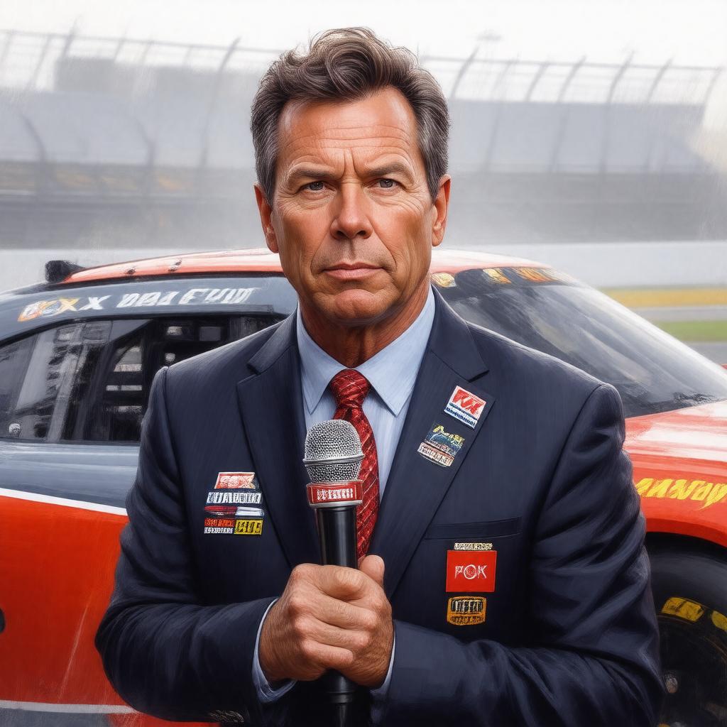 Click to view larger image AI-created image of Michael Waltrip