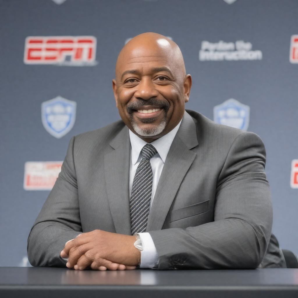 AI-created image of Michael Wilbon