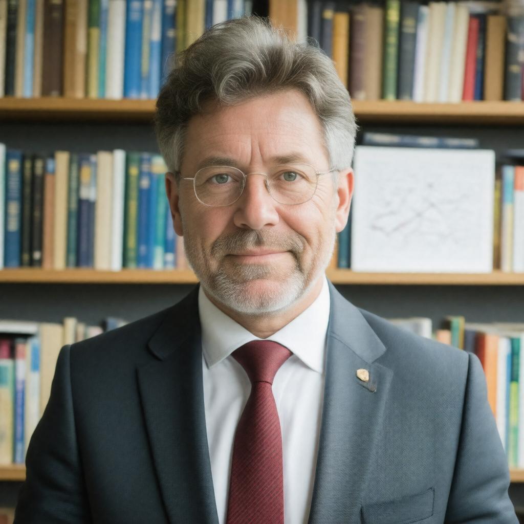 Click to view larger image AI-created image of Michael Wooldridge