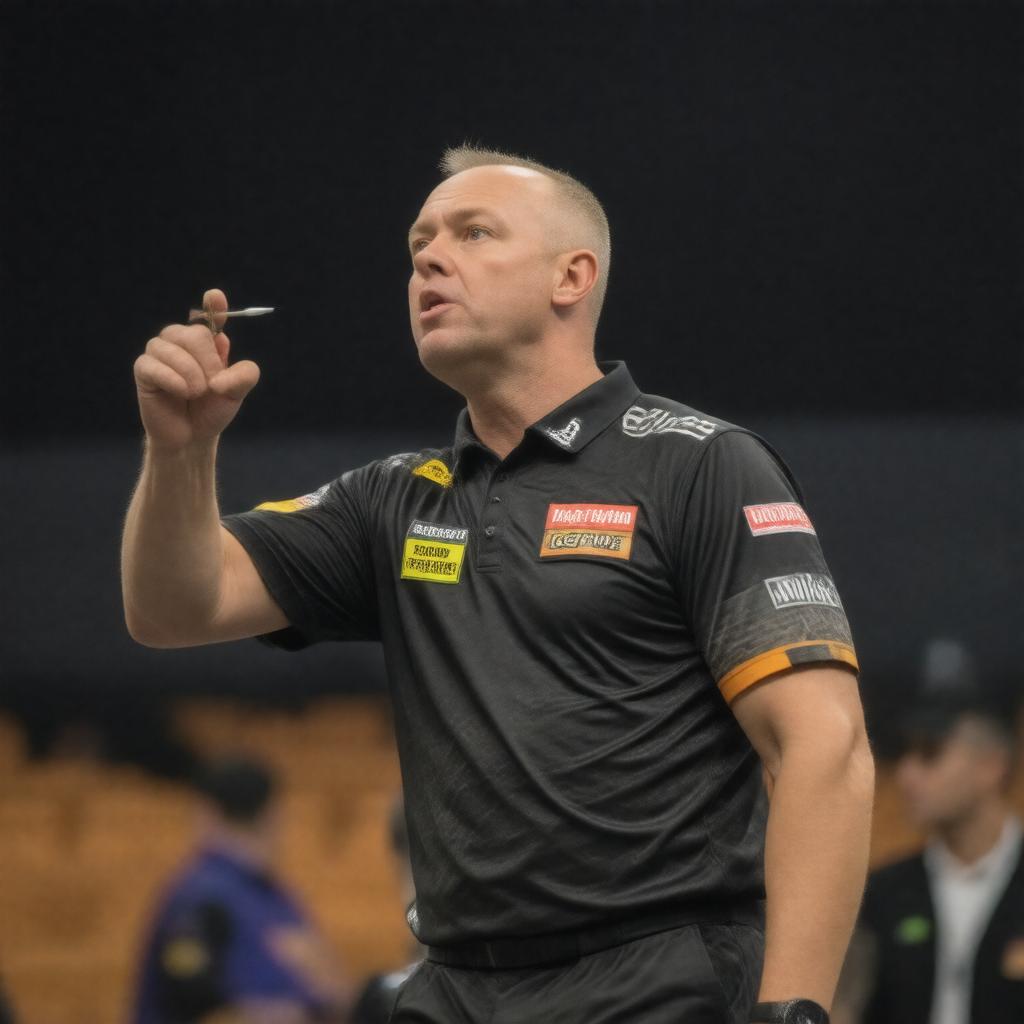 AI-created image of Michael van Gerwen